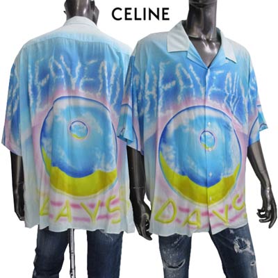 CELINE アーティストプリントルーズハワイアン半袖シャツ CELINE アーティストプリントルーズハワイアン半袖シャツ - メルカリ