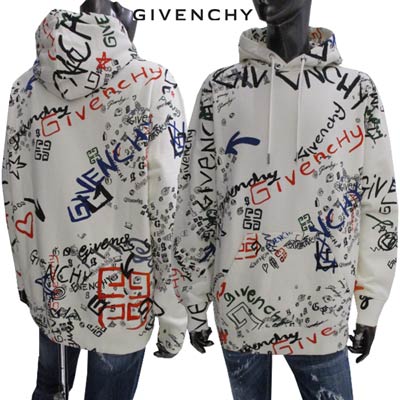 GIVENCHY メンズ ロゴプレート クロコダイル レザー サイドゴア ブーツ シューズ ブラック 44 (212057