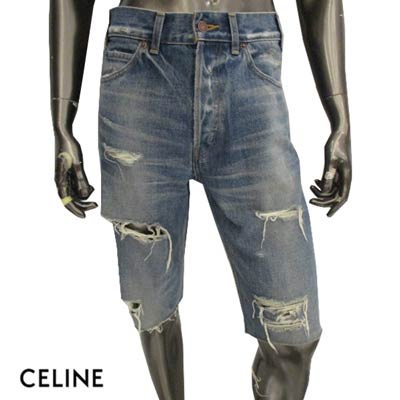 必須アイテム【CELINE】 ウオッシュデニムショーツ 楽天市場】CELINE セリーヌ Wash Denim Wesley Shorts