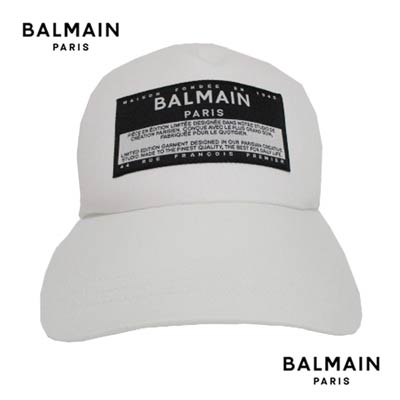 2021年春の バルマン BALMAIN メンズ 帽子 キャップ ロゴ ユニセックス