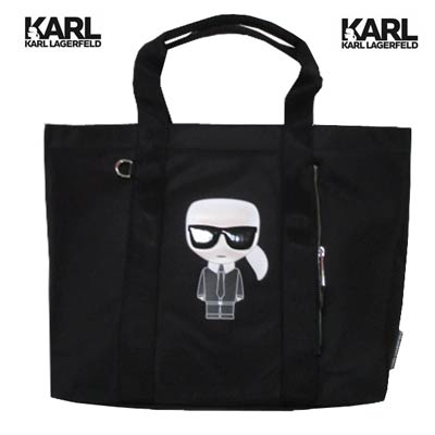 Karl Lagerfeld★ブランド ロゴ☆かごバッグ☆トートバッグ カール・ラガーフェルド KARL LAGERFELD ☆エッフェル塔ロゴ