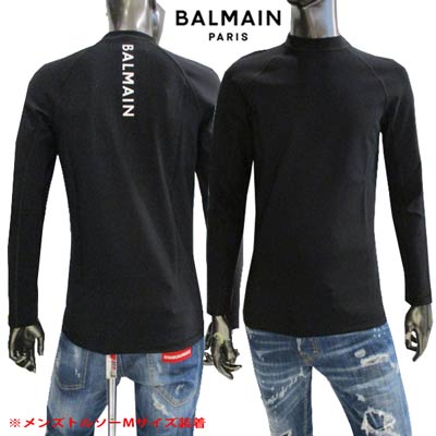 楽天市場】バルマン BALMAIN メンズ トップス Tシャツ ロンT 長袖 チェスト部分BALMAIN PARIS刺繍ロゴ・ボタンロゴ入り ロングTシャツ ブラック BRMF05270 001 (R37800) 221 春夏新作 【送料無料】 【smtb-TK】 : ガッツ ブランドショップ