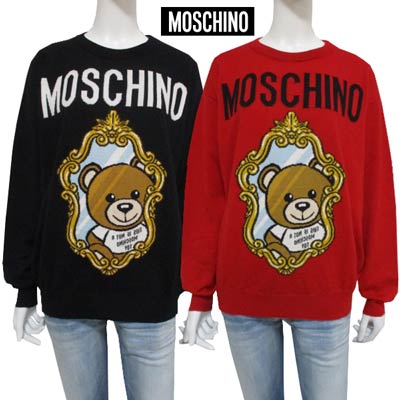 美品　秋服　MOSCHINO モスキーノvネックセーター MOSCHINO BOUTIQUE ブティック モスキーノ ニット カーディガン