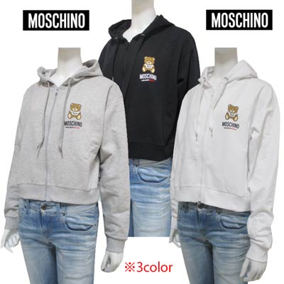 祝日 モスキーノ MOSCHINO レディース トップス パーカー フーディ