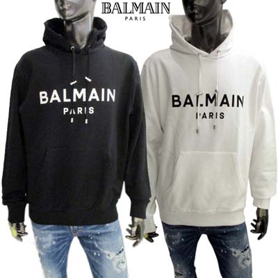 【関税込】◆BALMAIN バルマン◆ロゴ 刺繍 パーカー 楽天市場】バルマン BALMAIN メンズ トップス パーカー フーディ