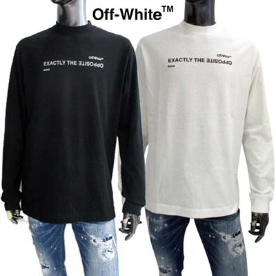 楽天市場】オフホワイト OFF-WHITE メンズ トップス ロンT カットソー 