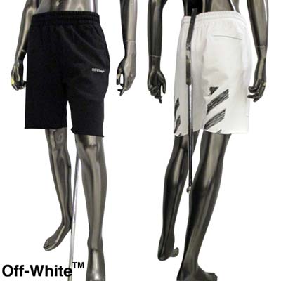 Off-White ハーフパンツ s 黒　2点まとめ買い 楽天市場】オフホワイト OFF-WHITE メンズ パンツ ハーフパンツ ロゴ