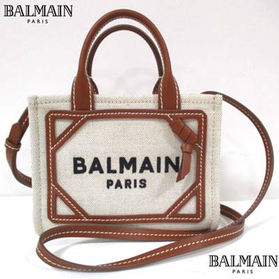【極美品】 BALMAIN バルマン トートバッグ 2way ブラック 黒 BALMAIN - BH1 LE 44-CALFSKIN&LOGO / カーフスキン トート