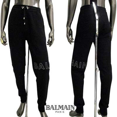 楽天市場】バルマン BALMAIN メンズ パンツ ボトムス スウェットパンツ