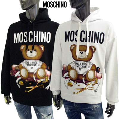MOSCHINO スウェットパーカー 楽天市場】モスキーノ MOSCHINO メンズ パーカー フーディ