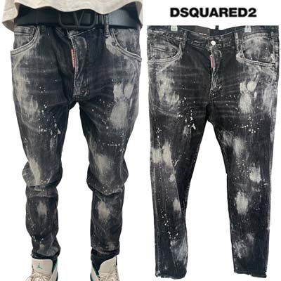 DSQUARED2 クラッシュ スリムデニムパンツ　メンズ　ジーンズ サイズ46 ディースクエアード デニム 46 サイズ特集 | HardiVague information