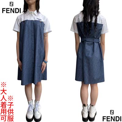 楽天市場】フェンディ FENDI キッズ 子供服 ガールズ ワンピース 