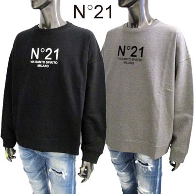 N°21 グレー カットアウト スウェット N°21 グレー カットアウト スウェット N°21 グレー カットアウト