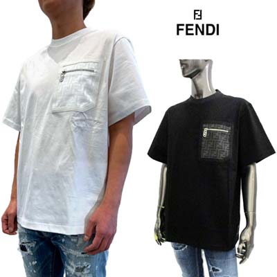 楽天市場】フェンディ FENDI メンズ トップス Tシャツ 半袖 ロゴ