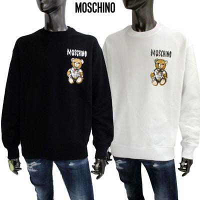 MOSCHINO★テディベア フード付きスウェット ホワイト★送関込 230615-103.jpg