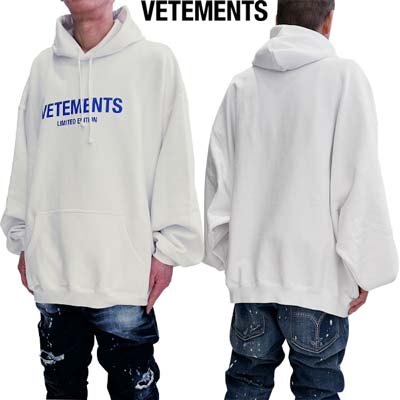 【VETEMENTS/ヴェトモン】ロゴ付き スウェットシャツ フーディ 楽天市場】ヴェトモン VETEMENTS メンズ トップス パーカー