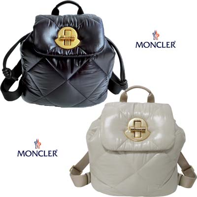 モンク軌跡 MONCLER レディース 鞄 御徒面子 うしろ側容器に並べる 背嚢 2色詳しく述べる 向こう正面ゴールドロゴタイプ分け取り折りかえし鍵を掛ける/ロゴタイプ目じるし入り口・入口うしろ側容器に並べる ベージュ/黒いこと 5A00002 M3202 221/999 (R182600)  421 2024年春夏新作 【貨物輸送無料】 【smtb-TK】
