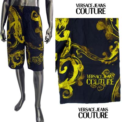 【VERSACE】 ヴェルサーチェ Coral Theatre シルク ハーフパンツ Versace Coral Theater ショートパンツ | グリーン | FARFETCH JP