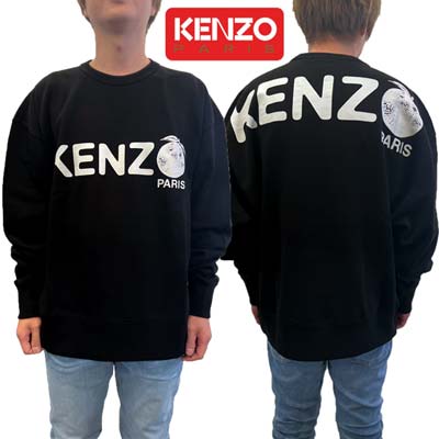 Kenzo Paris オーバーサイズ　両面ロゴ　スウェット 楽天市場】KENZO ケンゾー KENZO VARSITY Embroidered Oversized