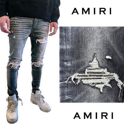 パンツ【AMIRI】関税込み送料無料 スキニーパンツ 装飾あり ロゴ 楽天市場】アミリ AMIRI メンズ ボトムス ジーパン パンツ
