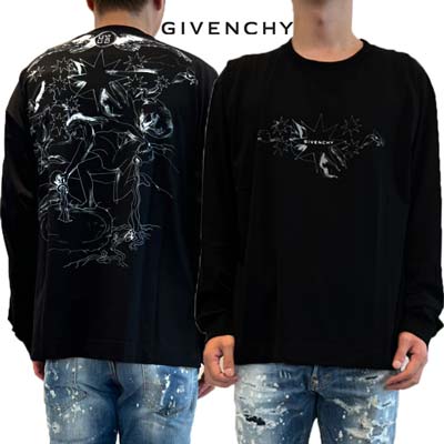 GIVENCHY ジバンシィ ブラック 長袖カットソー (プリントデザイン) 楽天市場】ジバンシー GIVENCHY メンズ Tシャツ 長袖 ロンT ロゴ