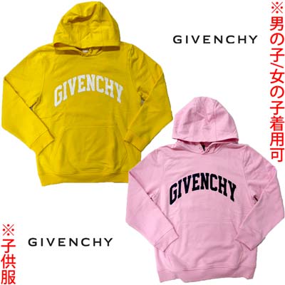 GIVENCHY イエロー フード付きパーカー正規品 GIVENCHY ジバンシィ 20AW Infinity Logo Cotton Hoodie ロゴ
