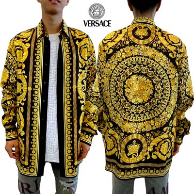 楽天市場】ヴェルサーチ VERSACE メンズ トップス シャツ 長袖