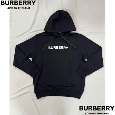 ブラックバーバリー　パーカー(専用) BURBERRY バーバリー パーカー レディース オーバーサイズ ロゴ