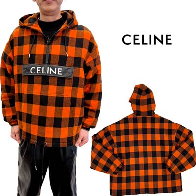 ジャケット CELINE |  JACKET IN STRIPED FLANNEL 2V18T438V.09BT 2V18T438V-09BT_1_SS24_P1_W.jpg