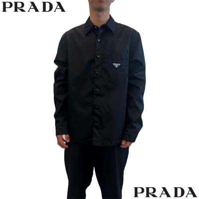 楽天市場】プラダ PRADA メンズ トップス シャツ 長袖 フロント 楽天市場】プラダ PRADA メンズ トップス シャツ 長袖 フロント