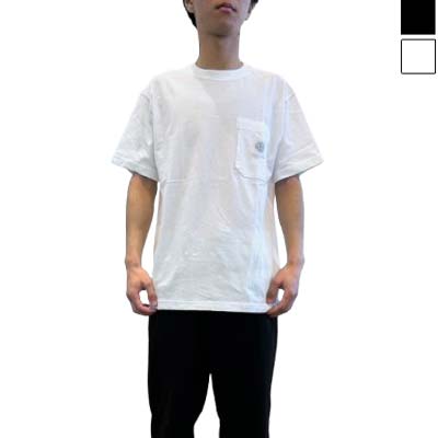STONE ISLAND ストーンアイランド 半袖Tシャツ メンズ ロゴT 2色 胸ポケット部分ワンポイントエンブレムコンパスロゴパッチ付きショートスリーブコットンTシャツ ホワイト/ブラック K1S152100219 S0057 V0001/V0029 (R39600) BJ521 2025年春夏新作 【送料無料】 【smtb-TK】｜ガッツ ブランドショップ