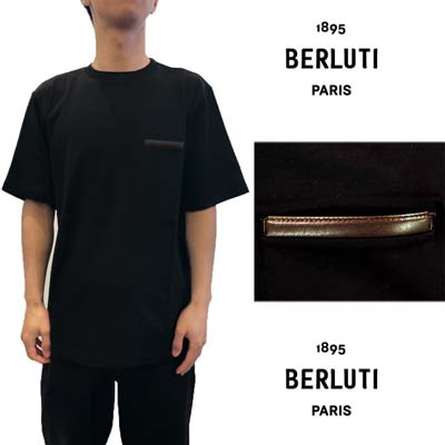 1895 BERLUTI PARIS ベルルッティ 半袖　M 新品未使用 ベルルッティ(BERLUTI) メンズ トップス Tシャツ 半袖 ロゴ