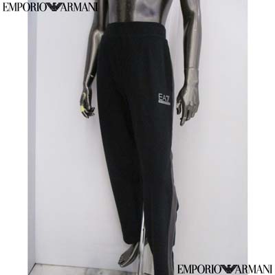 ENPORIO ARMANI エンポリオアルマーニ スウェットパンツ メンズ ジョガーパンツ EA7 ブランド名ロゴタイプ 伝達ルート 黒いこと 272358 3A227 00020 (R17800) 13A 2025年春夏新作 【貨物輸送無料】 【smtb-TK】