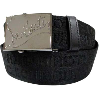 未使用 クリスチャンルブタン LOUIS スタッズレザー ベルト 34 (85) 未使用 クリスチャン ルブタン スタッズ シボレザー ベルト 34
