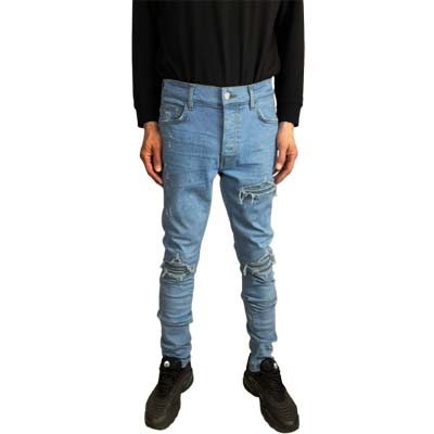 AMIRIアミリ パンツ AMIRI(アミリ) ダメージ加工デニムパンツ ブラック サイズ 29