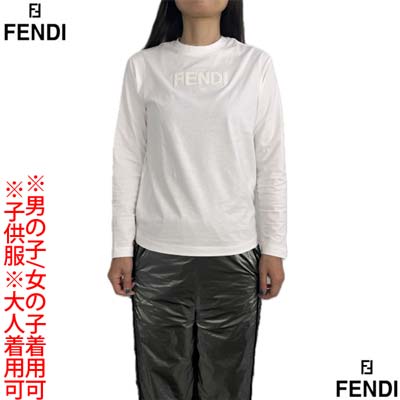 楽天市場】フェンディ FENDI 【大人もOK】キッズ ロングTシャツ FENDI