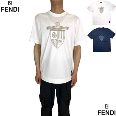 楽天市場】フェンディ FENDI メンズ トップス Tシャツ 半袖 ロゴ
