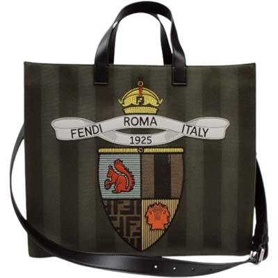 FENDI ブラック トートバッグ FENDI ロゴトート スモール (FENDI/トートバッグ