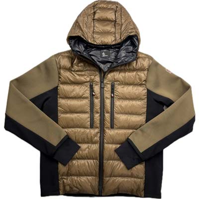 MONCLER GRENOBLE モンクレールグルノーブル カーディガン ダウン メンズ フード ブランドロゴ リストゲーター ベージュ 9B00008 C9043 26D (R235400) GROP522 新作 【送料無料】