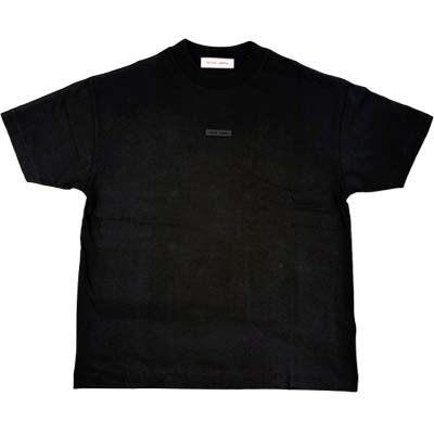 FOG ESSENTIALS エフオージー エッセンシャルズ 半袖Tシャツ メンズ ブランドロゴ FEAR OF GOD コットン クルーネック ブラック 125SP254190F JET BLACK (R20900) GB522 新作 【送料無料】