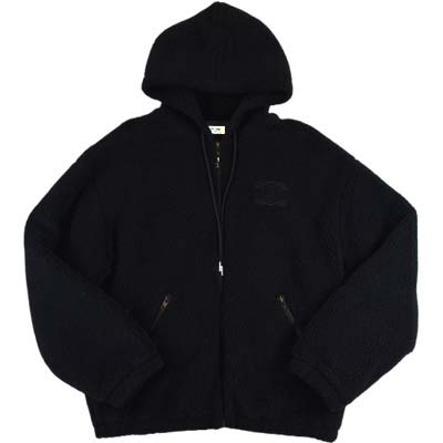 CELINE ブラック コットンテディ　ジャケット CELINE（セリーヌ） セリーヌバイエディスリマン 19AW テディ