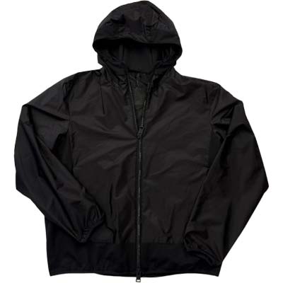 MONCLER モンクレール ジャケット メンズ ナイロン GALVESTON ロゴワッペン ブランドロゴ ジップアップ ブラック L10911A00026539ZD999 (R235400) GROP621 新作 【送料無料】｜ガッツ ブランドショップ