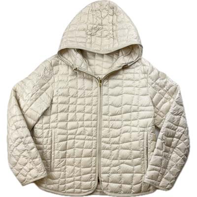 MONCLER モンクレール ダウンジャケット レディース EGLANTIER レザーロゴワッペン ショート丈 ナイロン ライトベージュ L10931A00122597YF20N (R346500) GROP621 新作 【送料無料】|ガッツ ブランドショップ