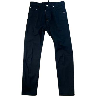DSQUARED2 ディースクエアード デニム メンズ Teddy ガーメントダイ ジーンズズボン下 黒いこと S74LB1907S39781900 (R79200) COLOG621 新作 【貨物輸送無料】