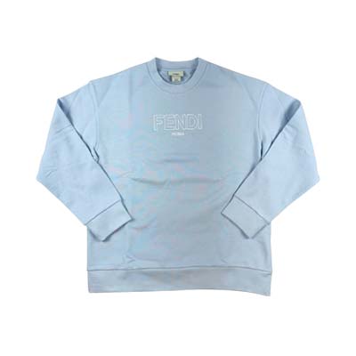 FENDI フェンディ 調教師 汗水 キッズ ユニ一発やる エンボスロゴプリント ともし火青碧 JUH1085V0F0EX7 12A/12PLUS (R55000) MENGO621 新作 【貨物輸送無料】
