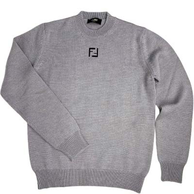 FENDI フェンディ プルオーバー メンズ FFロゴタイプ 労働者の一団のど首 羊毛 薄墨色 FZX091AW09F1UVT (R180400) MENGO621 新作 【貨物輸送無料】