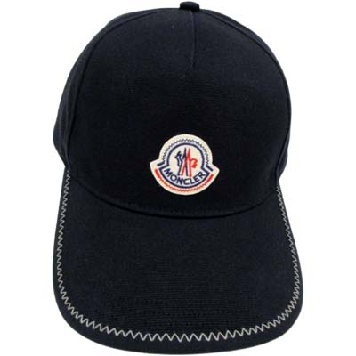 MONCLER モンク軌跡 旗がしら ユニ一発やる ロゴタイプ紋章 野球旗がしら 黒いこと L10913B000260U631999 (R81400) RITZ621 新作 【貨物輸送無料】