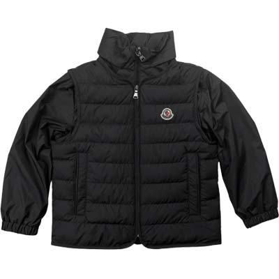 MONCLER モンク軌跡 上衣 キッズ GIZEM 3WAY 落ちこむより良い付き添い人 ロゴタイプ継ぎ切れ ボンネット納める 黒いこと L19541A00057597X2999 8Y/10Y (R154000) RITZ621 新作 【貨物輸送無料】