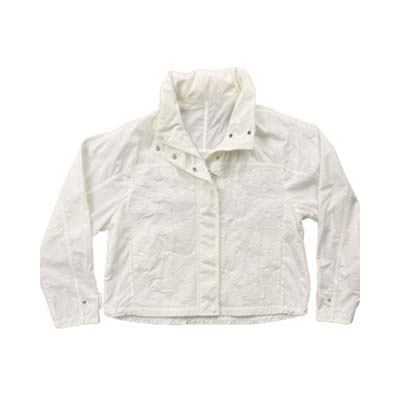 MONCLER モンクレール ジャケット レディース EPIMEDIUM フローラル刺繍 ロゴワッペン フード アイボリー L10931A00166599F1041 (R316800) RITZ621 新作 【送料無料】｜ガッツ ブランドショップ