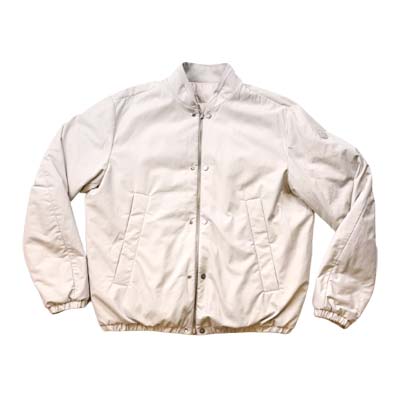 MONCLER モンク線路 落ちこむ上衣 メンズ TAFONI リヴァーシブル レザーロゴパッチ 点火装置ベージュ L10911A0006054ARP04B (R400400) BJ621 新作 【貨物輸送無料】